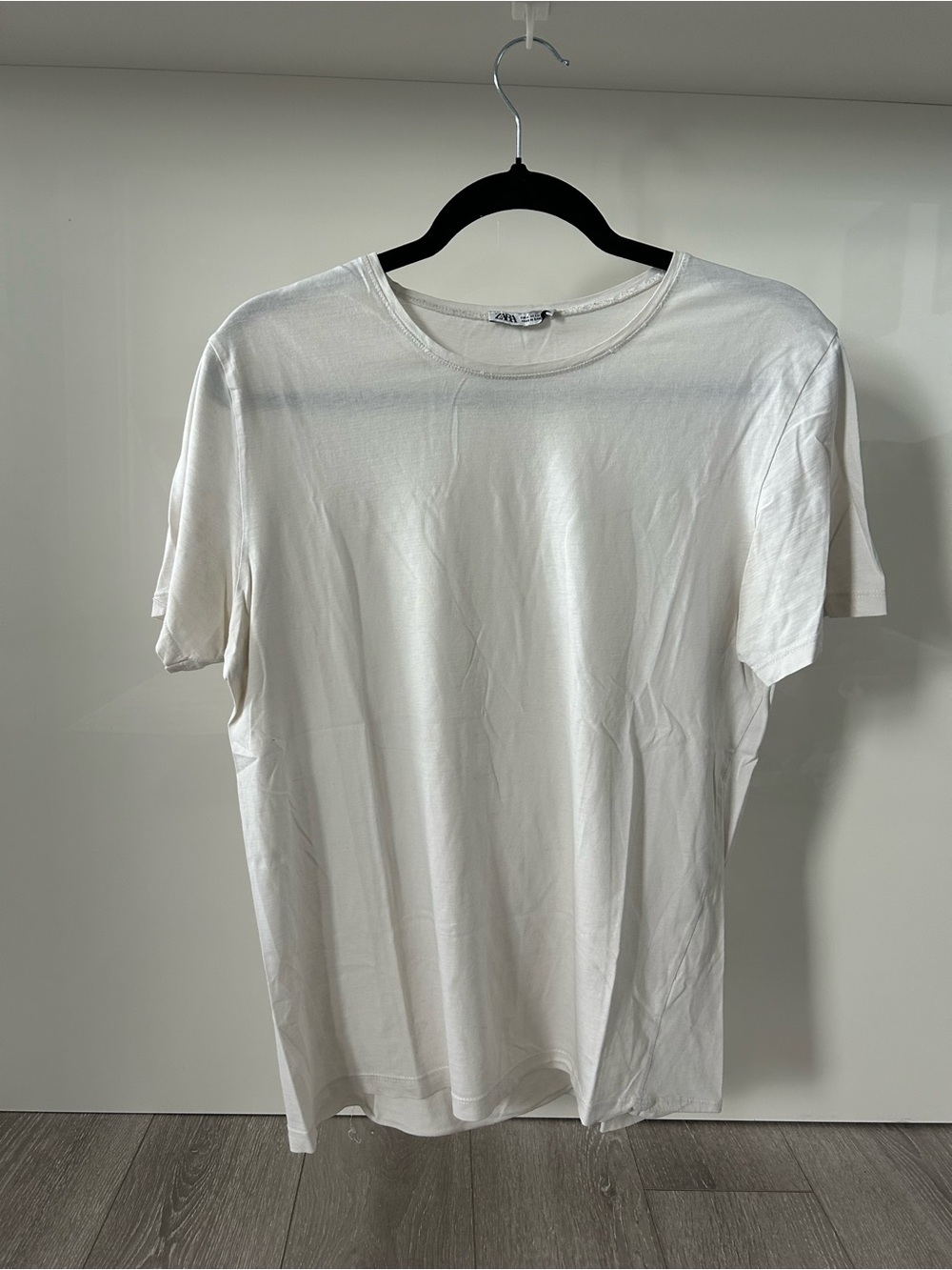 Zara White Basic T-Shirt